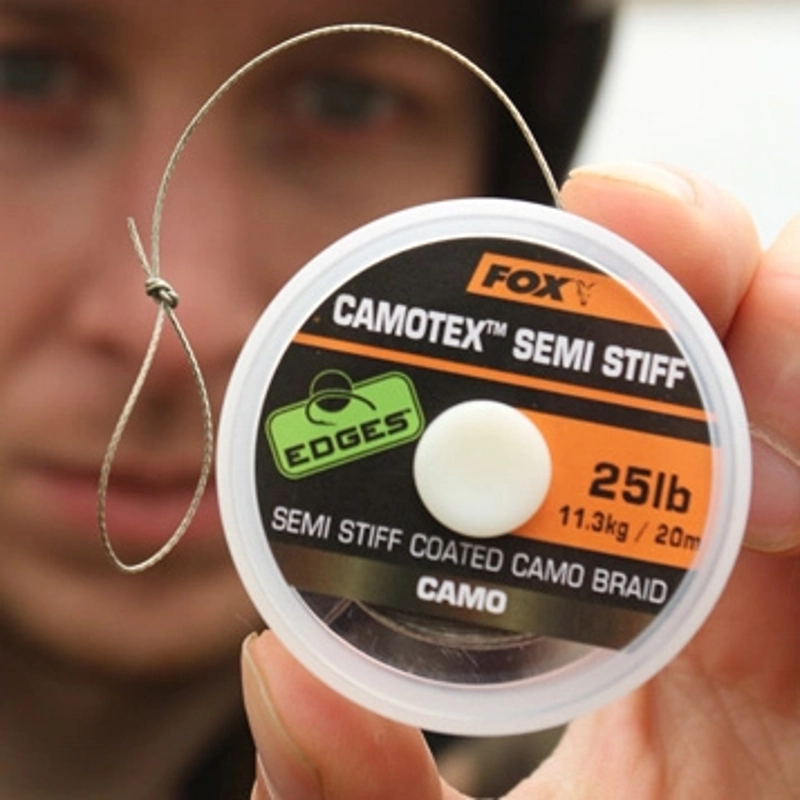 Fox Edges Camotex Semi Stiff Coated Camo Braid